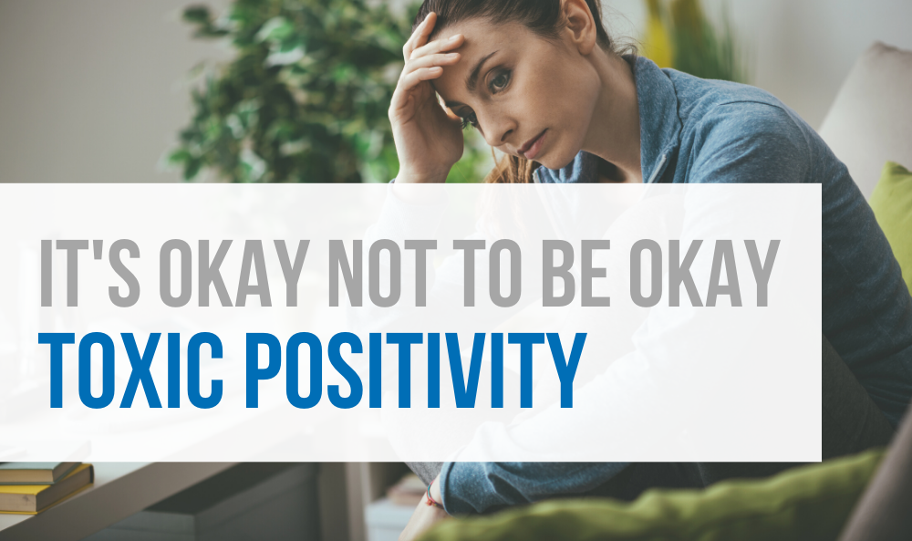 Banner - toxic positivity