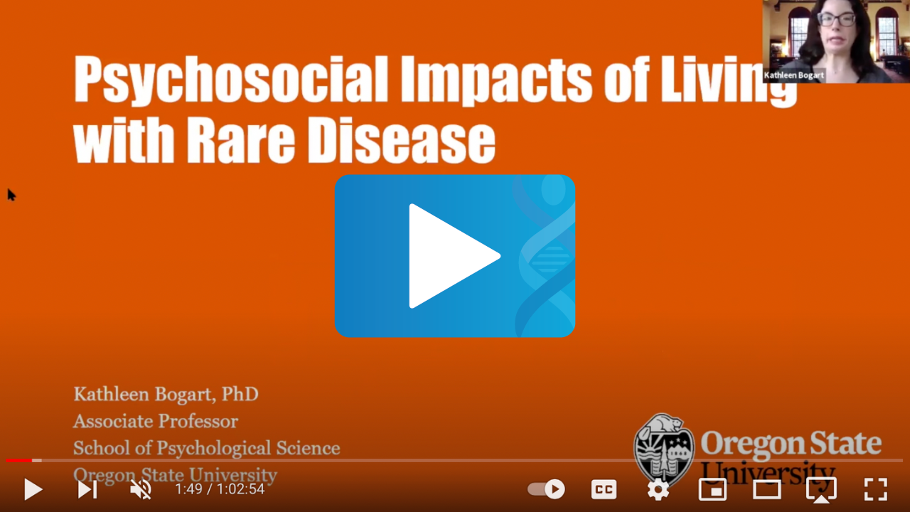 Psychosocial Impacts of Living with a Rare Disease